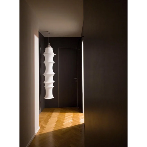 Nordic silk wabi-sabi chandelier for elegant indoor lighting - vue 5 sur 14