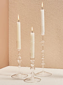 Clear glass candleholder modern nordic home decor