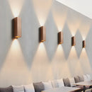 Modern indoor LED wall light