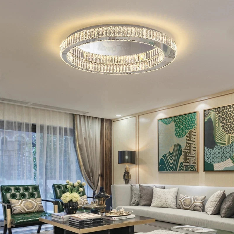 Winfordo WF-XD006 postmodern luxury crystal chandelier - vue 4 sur 14