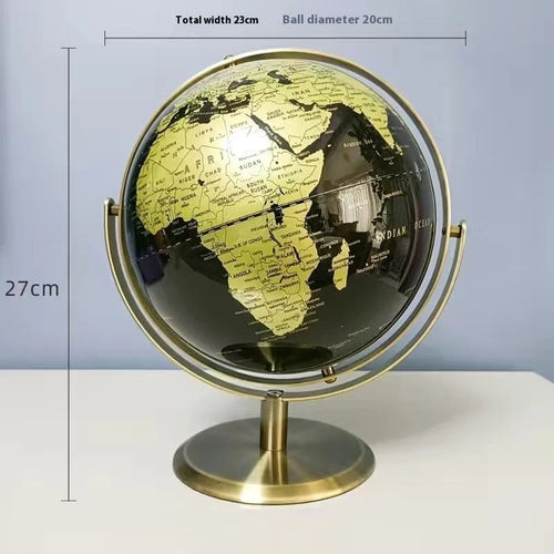 retro world globe english educational decoration for children and office