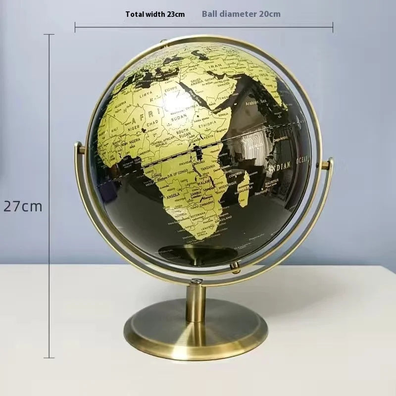 retro world globe english educational decoration for children and office
