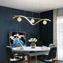 Sandyha LED stars clear glass ball chandelier