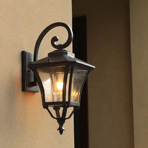 Waterproof retro outdoor wall light - vue 2 sur 7