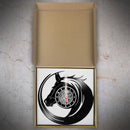 horse vinyl wall clock equestrian decoration handmade unique gift