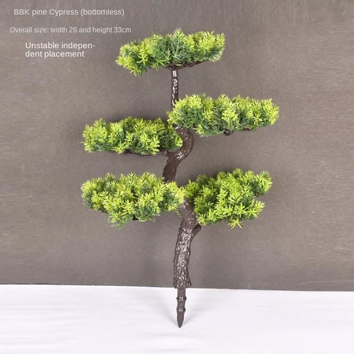 Artificial bonsai plant in plastic for interior decoration - vue 14 sur 41