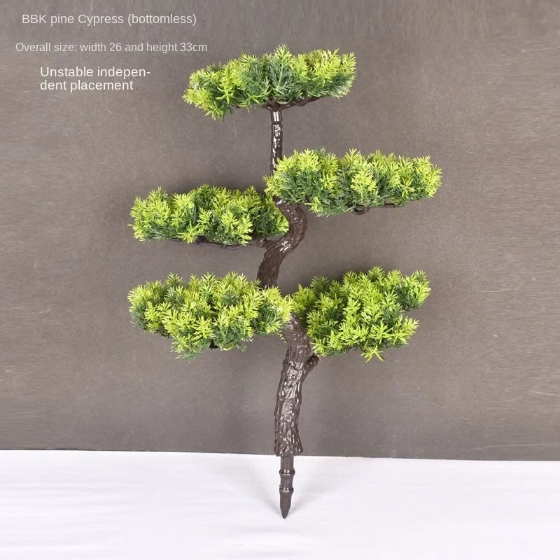 Artificial bonsai plant in plastic for interior decoration - vue 13 sur 41