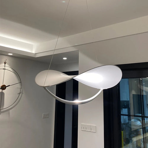 Fabric pendant light for modern Italian interior decoration - vue 5 sur 8
