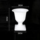 Roman plastic flower pot retro romantic style for events
