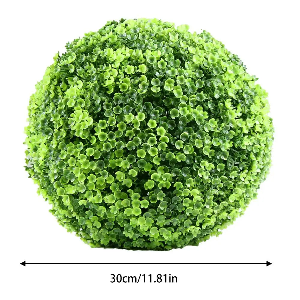Artificial grass topiary balls for outdoor decoration - vue 14 sur 14