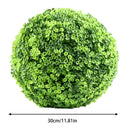 Artificial grass topiary balls for outdoor decoration