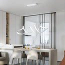Minimalist spiral LED chandelier home decor indoor lighting