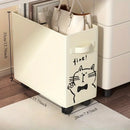 stationery organizer with wheels for office and school