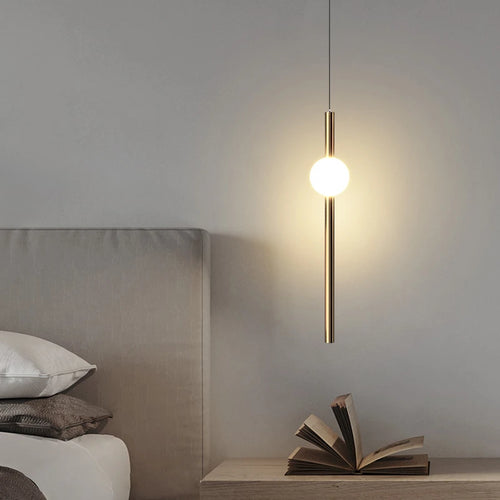 Modern minimalist Nordic chandelier for restaurant and bar - vue 4 sur 11