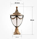Aluminium lawn lamp for garden and outdoor corridor