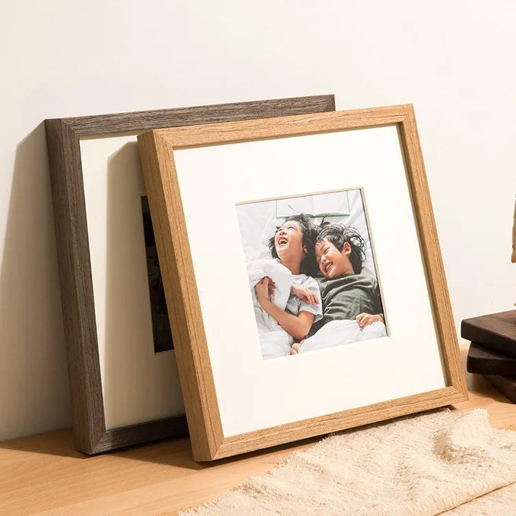 Wooden hanging photo frame for interior decoration
