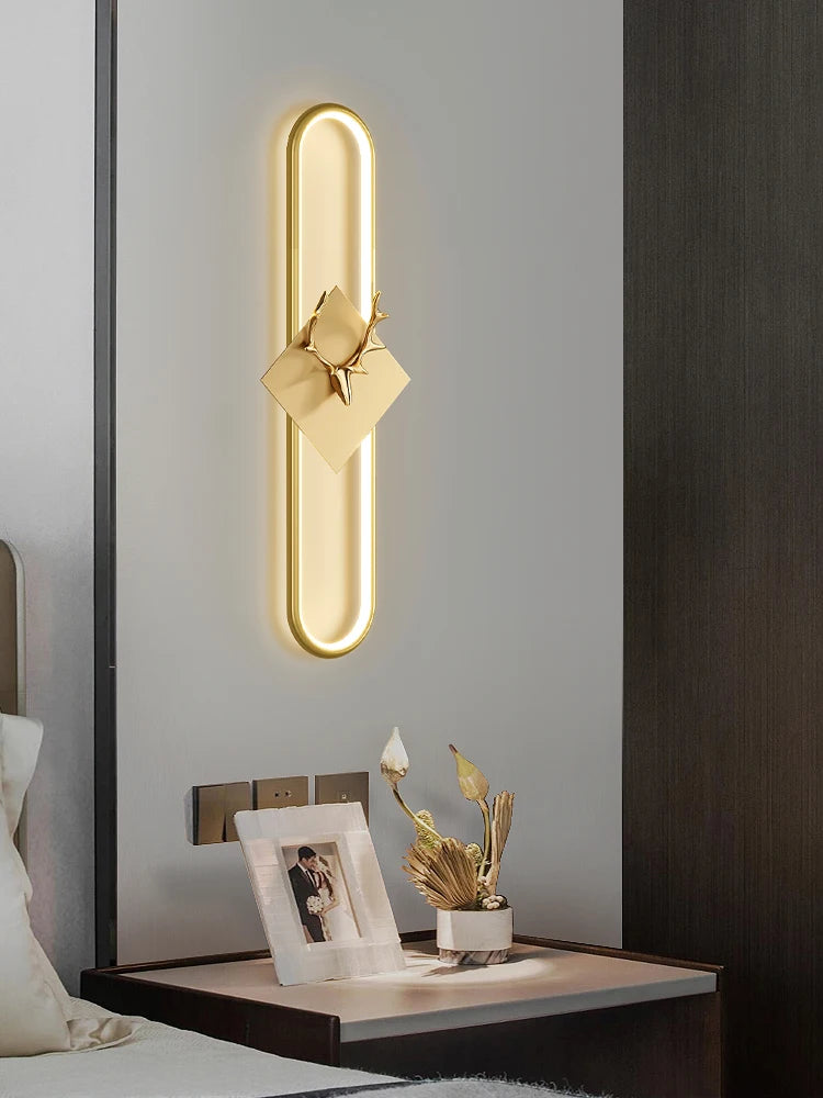 Nordic LED wall light modern design for indoor decoration - vue 3 sur 16