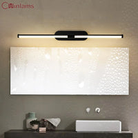 waterproof anti-fog cosmetic mirror with modern LED lighting