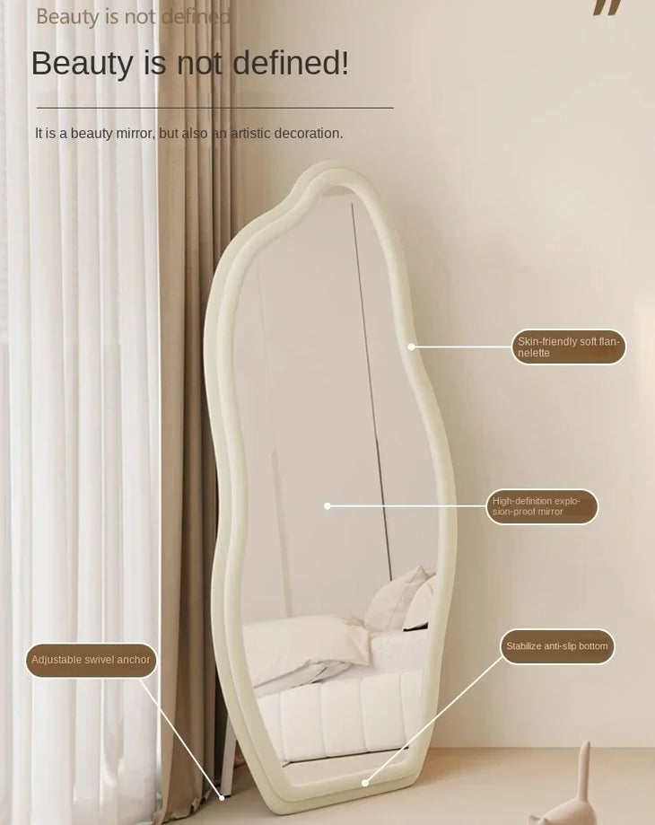 lightweight floor mirror modern design for interior