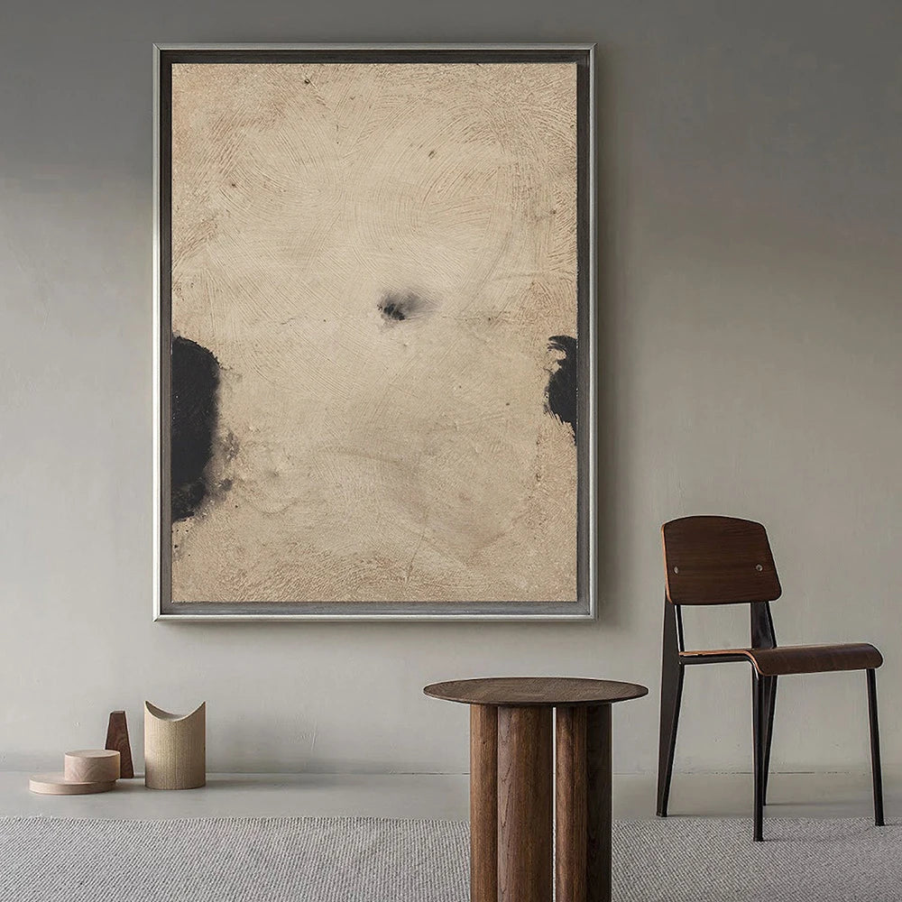 large textured abstract wall paintings for modern decor - vue 4 sur 10