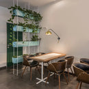 Nordic industrial wall light with long swing arm