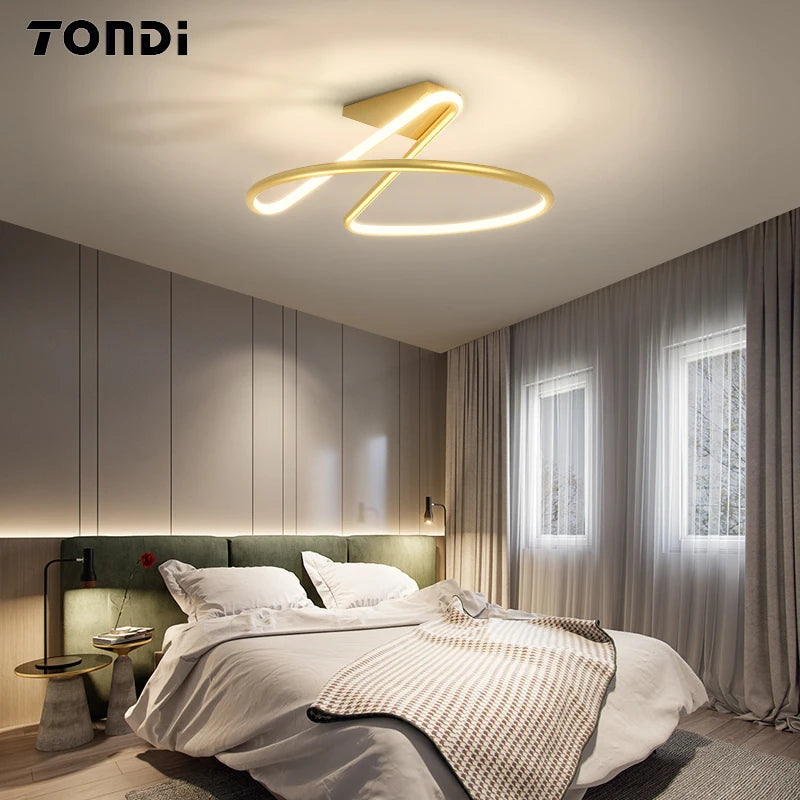 Tondi modern minimalist LED ceiling light for hallway bedroom living room