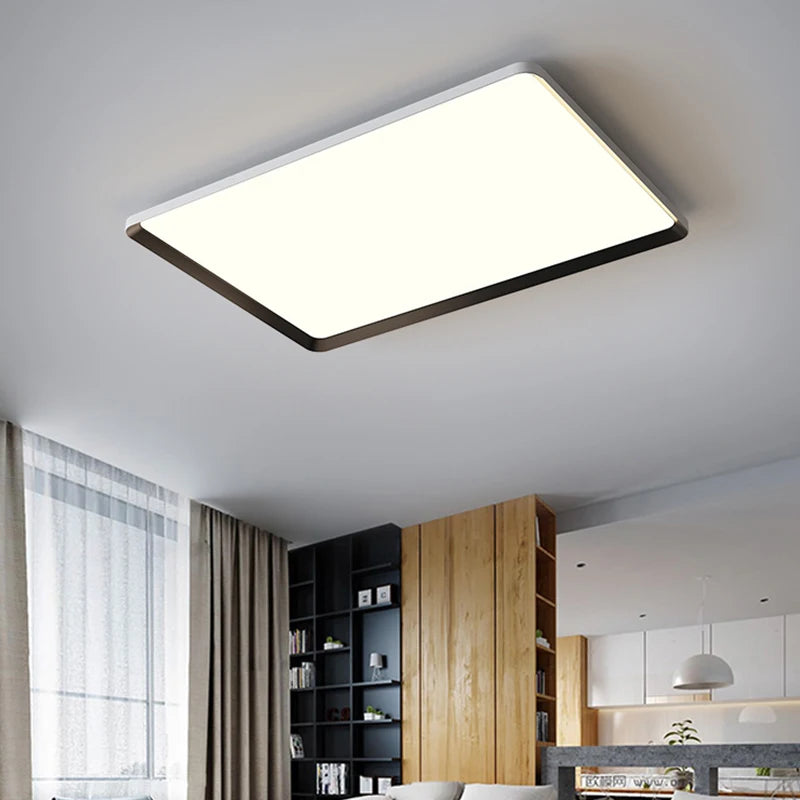 Ultra-thin modern round LED ceiling light without stroboscopic effect