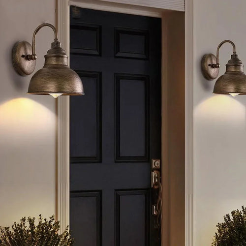 Industrial waterproof outdoor wall light for garden and courtyard - vue 5 sur 15