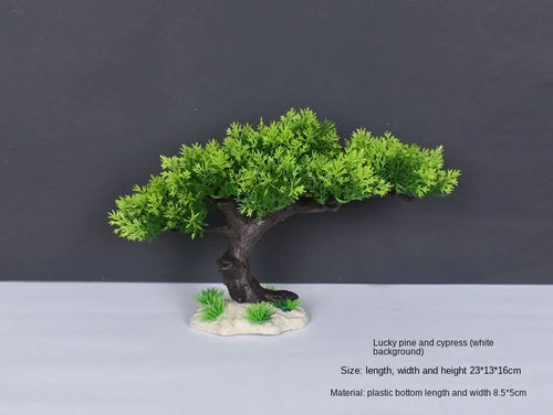 Artificial bonsai plant in plastic for interior decoration - vue 19 sur 41