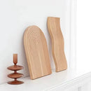 Decorative wooden tray for serving snacks and desserts