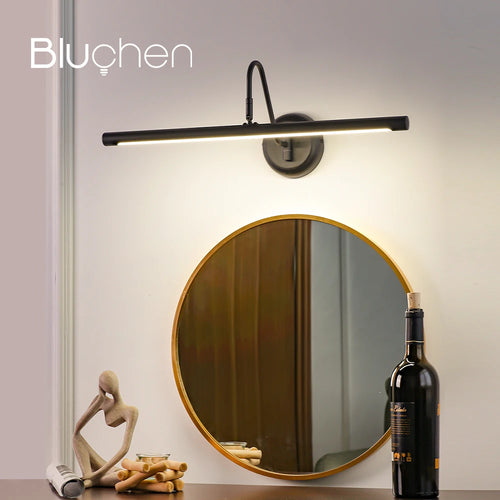 Modern LED wall light for indoor mirror