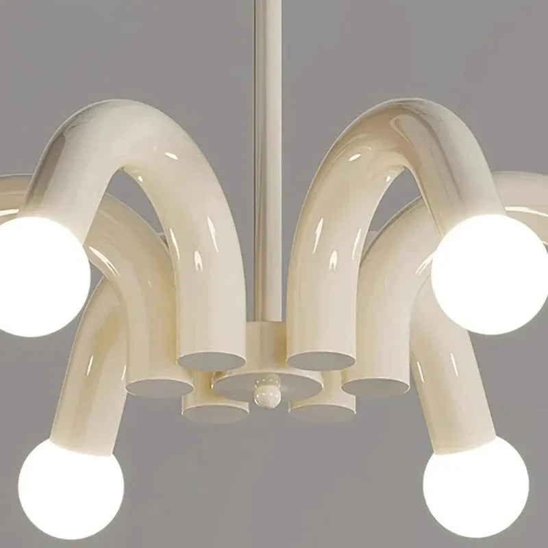 Nordic LED chandelier art deco style for elegant decor - vue 6 sur 9