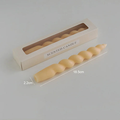 spiral aromatherapy scented candle for festive decoration - vue 10 sur 19
