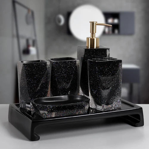 five-piece modern and practical bathroom set