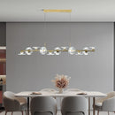 Modern minimalist glass pendant light with creative LED lighting