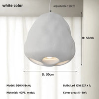 Nordic wabi sabi style creative personalised LED chandelier
