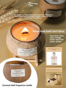 coconut scented candle gift set Christmas souvenir