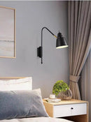 modern wall light with swing arm for elegant interior