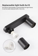 Modern LED ceiling light for kitchen, shop, and corridor lighting