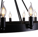 Scandinavian retro industrial chandelier for café and bar
