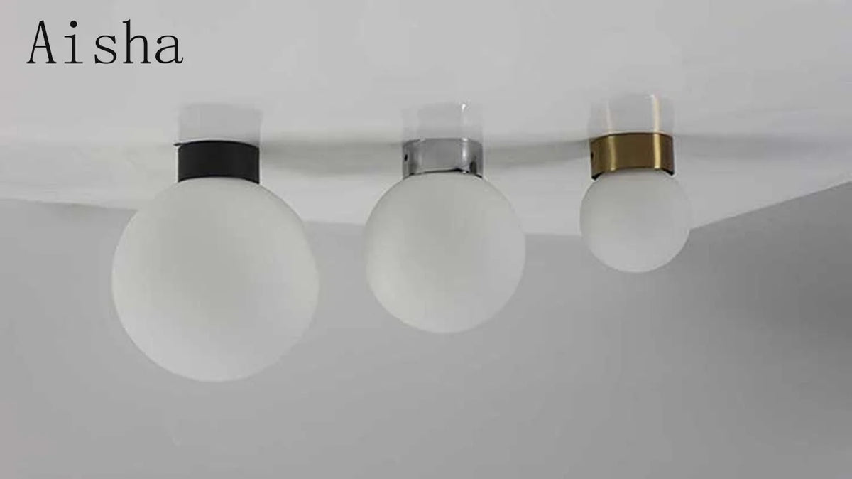 plafonnier postmoderne en verre pour décoration intérieure élégante - vue 5 sur 9