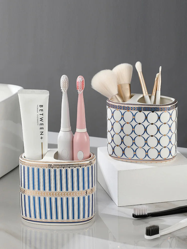practical and elegant Nordic bathroom accessory set - vue 4 sur 10