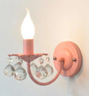Korean style crystal wall light for decorative lighting