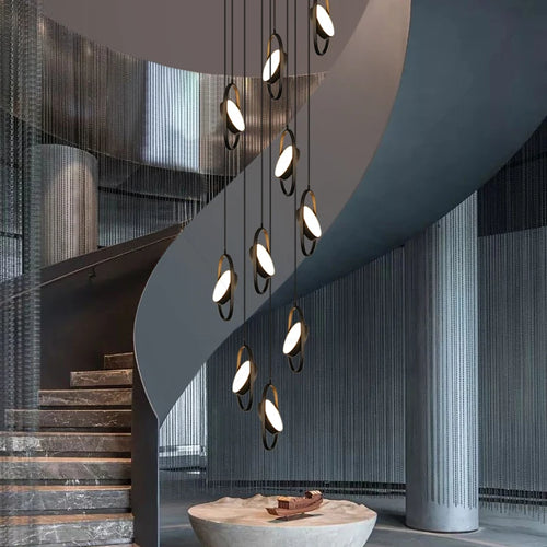Oval ring pendant light - vue 5 sur 15