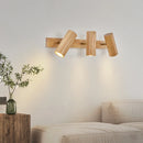 Nordic style wooden wall light for indoor decoration