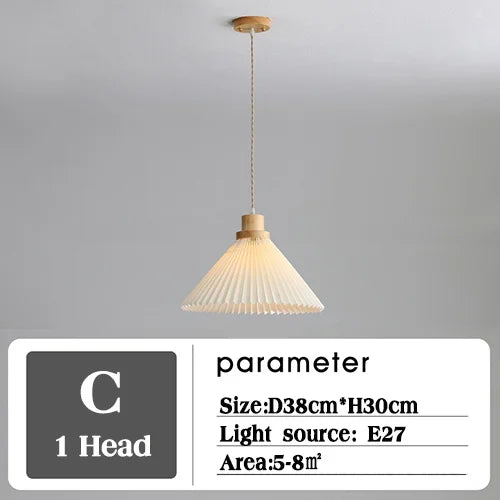 Modern wooden pendant chandelier for decoration - vue 8 sur 10