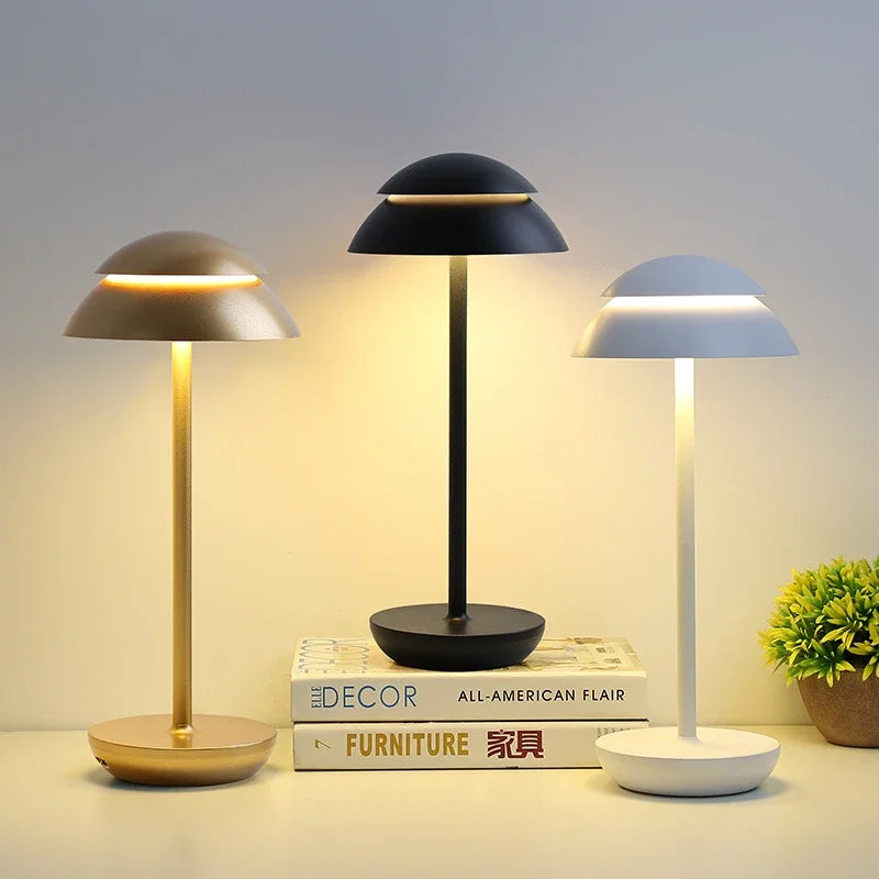 Vintage rechargeable LED wireless USB portable night light