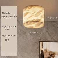 Small Spanish marble LED ceiling light