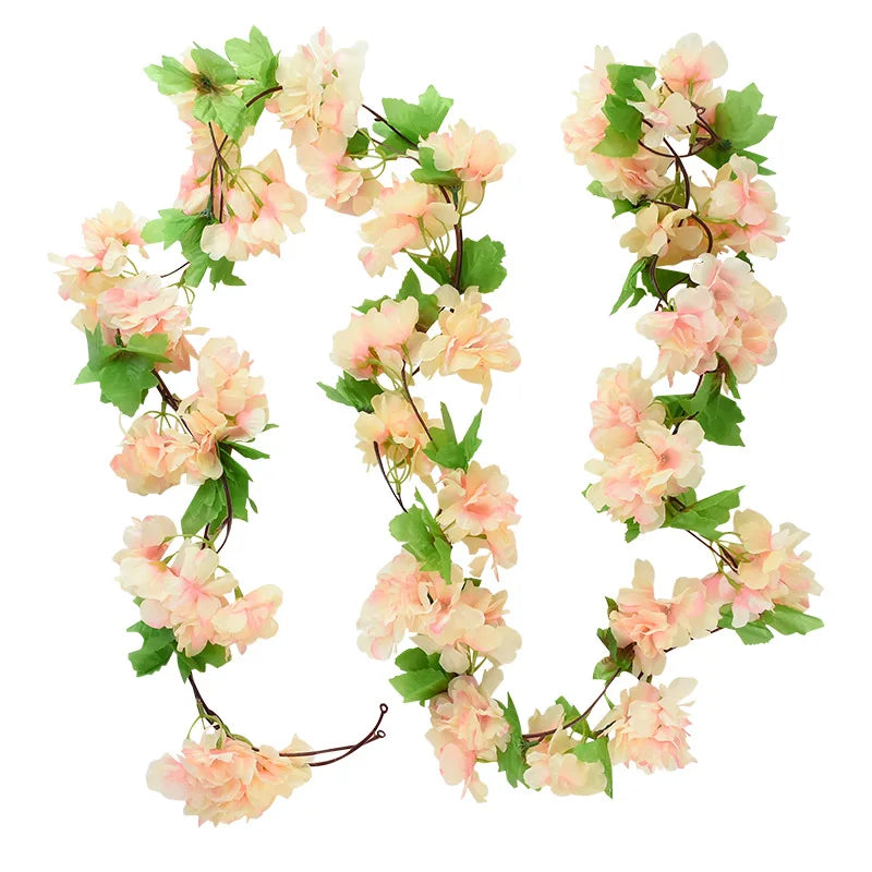 Artificial wisteria garland for floral and festive decoration - vue 12 sur 32