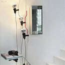 Adjustable metal floor lamp art deco style for modern interiors